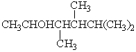 What is the correct IUPAC name for the following compound?   A) 4-isopropyl-3,4-dimethyl-2-butanol B) 2,3,4-trimethyl-4-pentanol C) 1,1,2,3-tetramethyl-4-pentanol D) 3,4,5-trimethyl-2-hexanol E) 3,4,5,5-tetramethyl-2-pentanol