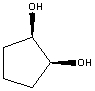  is properly named: A) 1,2-Cyclopentanediol B) 1,5-Cyclopentanediol C) (1R,2R) -1,2-Cyclopentanediol D) (1R,2S) -1,2-Cyclopentanediol E) (1S,2S) -1,2-Cyclopentanediol