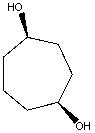   is properly named: A) 1,4-Cycloheptanediol B) 1,5-Cycloheptanediol C) (1R,4R) -1,4-Cycloheptanediol D) (1R,4S) -1,4-Cycloheptanediol E) (1S,4S) -1,4-Cycloheptanediol
