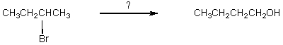 Which would be the best way to carry out the following synthesis?   A) (1) HA,heat; (2) H<sub>3</sub>O<sup>+</sup>,H<sub>2</sub>O,heat B) (1) (CH<sub>3</sub>) <sub>3</sub>COK / (CH<sub>3</sub>) <sub>3</sub>COH; (2) BH<sub>3</sub>:THF,then H<sub>2</sub>O<sub>2</sub>,OH<sup>-</sup> C) (1) (CH<sub>3</sub>) <sub>3</sub>COK / (CH<sub>3</sub>) <sub>3</sub>COH; (2) H<sub>3</sub>O<sup>+</sup>,then H<sub>2</sub>O,heat D) (1) KOH,C<sub>2</sub>H<sub>5</sub>OH; (2) BH<sub>3</sub>:THF,then H<sub>2</sub>O<sub>2</sub>,OH<sup>-</sup> E) (1) KOH,C<sub>2</sub>H<sub>5</sub>OH; (2) HA,heat; (3) H<sub>3</sub>O<sup>+</sup>,H<sub>2</sub>O,heat