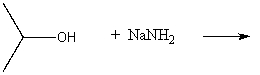 Finish the following acid-base reaction and predict if it will proceed in the forward direction:  