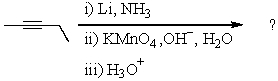 Complete the following reaction sequence,giving structural details of all key intermediates:  