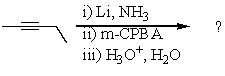 Complete the following reaction sequence,giving structural details of all key intermediates:  