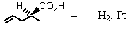 Which reaction leads to an optically active product? A)    B)    C)    D)    E)   
