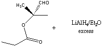 Which reaction leads to an optically active product? A)    B)    C)    D)    E)   