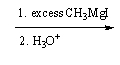 What is/are the principal product(s) formed when excess methylmagnesium iodide reacts with p-hydroxyacetophenone?       A) I B) II C) III D) IV E) V