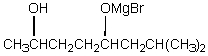 What product(s) is/are produced in the 1:1 reaction of sec-butylmagnesium bromide with   A)    B)    C)    D)    E)   