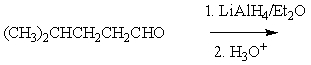  Which of these reactions will not produce a 1<sup> \circ </sup> alcohol? A)    B)    C)    D)    E)    