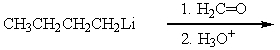  Which of these reactions will not produce a 1<sup> \circ </sup> alcohol? A)    B)    C)    D)    E)    
