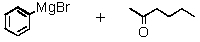 Which Grignard synthesis will produce an optically active product or product mixture? A)    B)    C)    D)    E)   