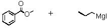 Which Grignard synthesis will produce an optically active product or product mixture? A)    B)    C)    D)    E)   