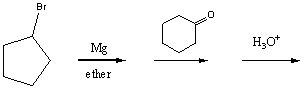 Predict the product(s)of the following reaction sequence:  