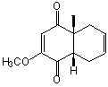 The first step in the total synthesis of synthetic cholesterol involves production of the intermediate structure shown.Which combination of diene and dieneophile will result in its preparation?  