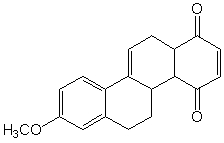 Steroids are naturally occurring polycyclic compounds classified as lipids.The Diels-Alder reaction has been widely used in their preparation.Shown below is a precursor molecule used in a total steroid synthesis.What combination of diene and dieneophile can be used to prepare this compound through the use of a Diels-Alder cycloaddition reaction.  