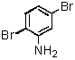 The correct name for the compound shown below is:   A) 3,4-Dibromoaniline B) 2,4-Dibromoaniline C) 2,5-Dibromoaniline D) 3,6-Dibromoaniline E) 2,6-Dibromoaniline