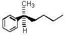 The complete name for the following compound is:   A) sec-Hexylbenzene B) 2-Phenylhexane C) (R) -2-Phenylhexane D) (S) -2-Phenylhexane E) Butylmethylphenylmethane
