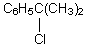 The rate of solvolysis in ethanol is least for which of these compounds? A) C<sub>6</sub>H<sub>5</sub>CH<sub>2</sub>Cl B)    C) (C<sub>6</sub>H<sub>5</sub>) <sub>2</sub>CHCl D)    E) (C<sub>6</sub>H<sub>5</sub>) <sub>3</sub>CCl