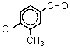 Which is the proper name for the structure shown?   A) 2-Chloro-5-aldehydotoluene B) 6-Chloro-3-aldehydotoluene C) 2-Methyl-4-aldehydochlorobenzene D) 4-Chloro-3-methylbenzaldehyde E) 4-Methyl-5-chloro-2-benzaldehyde
