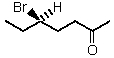 Which is the IUPAC name for the structure shown below?   A) (R) -5-Bromo-2-heptanal B) (S) -5-Bromo-2-heptanal C) (R) -5-Bromo-2-heptanone D) (S) -5-Bromo-2-heptanone E) (R) -3-Bromopentyl methyl ketone