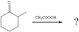 Select the structure of the major product in the following reaction.     A) I B) II C) III D) IV E) V