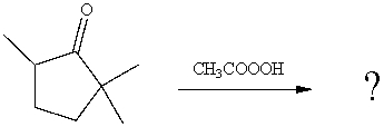 Select the structure of the major product in the following reaction.     A) I B) II C) III D) IV E) V