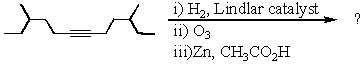 Select the structure of the major product in the following reaction.     A) I B) II C) III D) IV E) V