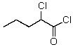  What is the IUPAC name for   A)   \infty -Chlorovaleryl chloride  B)  2-Chloropentanoyl chloride  C)  1-Chloropentanoyl chloride  D)  1,2-Dichloropentanal  E)  1-Chloro-1-butanecarbonyl chloride  