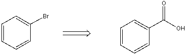 Carbonation of a Grignard reagent or the S<sub>N</sub>2 displacement of an organic halide with cyanide ion followed hydrolysis are both good methods for the conversion of organic halides to carboxylic acids of one more carbon atom.For the following reaction,which of these two procedures would be the process of choice and why?  
