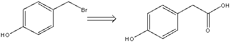 Carbonation of a Grignard reagent or the S<sub>N</sub>2 displacement of an organic halide with cyanide ion followed hydrolysis are both good methods for the conversion of organic halides to carboxylic acids of one more carbon atom.For the following reaction,which of these two procedures would be the process of choice and why?  