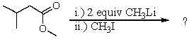 Complete the following reaction sequence,giving details of all significant intermediates.  