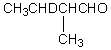 Which compound would be formed when 2-methylbutanal is treated with a solution of D<sup>+</sup> in D<sub>2</sub>O? A)    B)    C)    D)    E)   