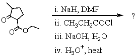 What is the final product of the following reaction sequence? Give structural details of all significant intermediates.  