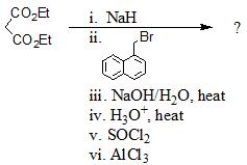 What is the final product of the following reaction sequence? Give structural details of all significant intermediates.  