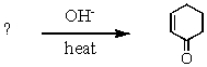 What is the missing reagent?   A)    B)    C)    D)    E)   