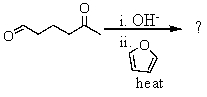 What is the product of the following reaction sequence? Give structural details of all significant intermediates.  