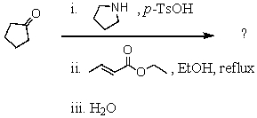 What is the final product of the following reaction sequence? Give structural details of all significant intermediates.  