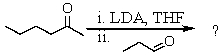 What is the product of the following reaction?  