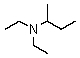 Which is a correct common name for the following substance?   A) Ethylethylisobutylamine B) Diethylisobutylamine C) sec-Butyldiethylamine D) Ethylethyl-sec-butylamine E) 2-Diethylaminobutane