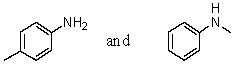 Which reagent would serve as the basis for a simple chemical test that would distinguish between the pair of compounds listed below?   A) Tollens' test B) Dilute NaHCO<sub>3</sub> C) Hinsberg test D) Iodoform test E) None of these choices.