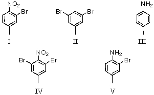 Consider the synthesis below.What is compound B?     A) I B) II C) III D) IV E) V