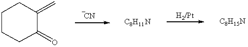 Propose structures corresponding to each of the molecular formulas given in the following reaction sequence:  
