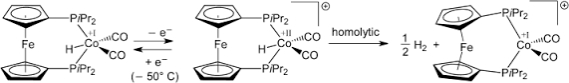 Consider the following reaction.The complex in the middle underwent a(n) _____ reaction to make the final product.   A) oxidative addition B) ligand dissociation C) insertion D) ligand association E) reductive elimination