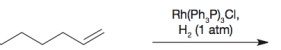 The product of the following reaction is ___.   A) hexane B) 1-pentene C) 2-hexene D) 1-hexyne E) pentane