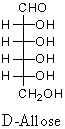 Consider the structure of d-allose below:   Which of the following structures represents l-allose?   A) I B) II C) III D) IV E) V
