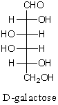 What products are expected to be formed upon subjecting d-galactose (shown below)to the following reaction sequence? (Draw Fischer projection formulas.) i)Br<sub>2</sub>,H<sub>2</sub>O; ii)H<sub>2</sub>O<sub>2</sub>,Fe<sub>2</sub>(SO<sub>4</sub>)<sub>3</sub>  