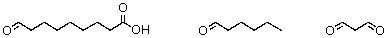 The ozonolysis of a fatty acid produces these fragments:   What is the identity of the fatty acid? A) Stearic acid B) Palmitoleic acid C) Oleic acid D) Linoleic acid E) Linolenic acid