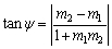 Use the formula to find the acute angle formed by the two lines and .