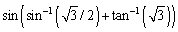 Find the exact value of the expression.