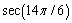Find the exact value of   .<div style=padding-top: 35px> 