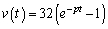 The air resistance of a free falling object is proportional to its velocity. Use the equation of downward velocity given by , where is time and is measured in ft/s, to find the following. (a) The initial velocity of the object. (b) The velocity of the object after s and s, if . (c) The object's maximum or terminal velocity, and a graph of the object's velocity.